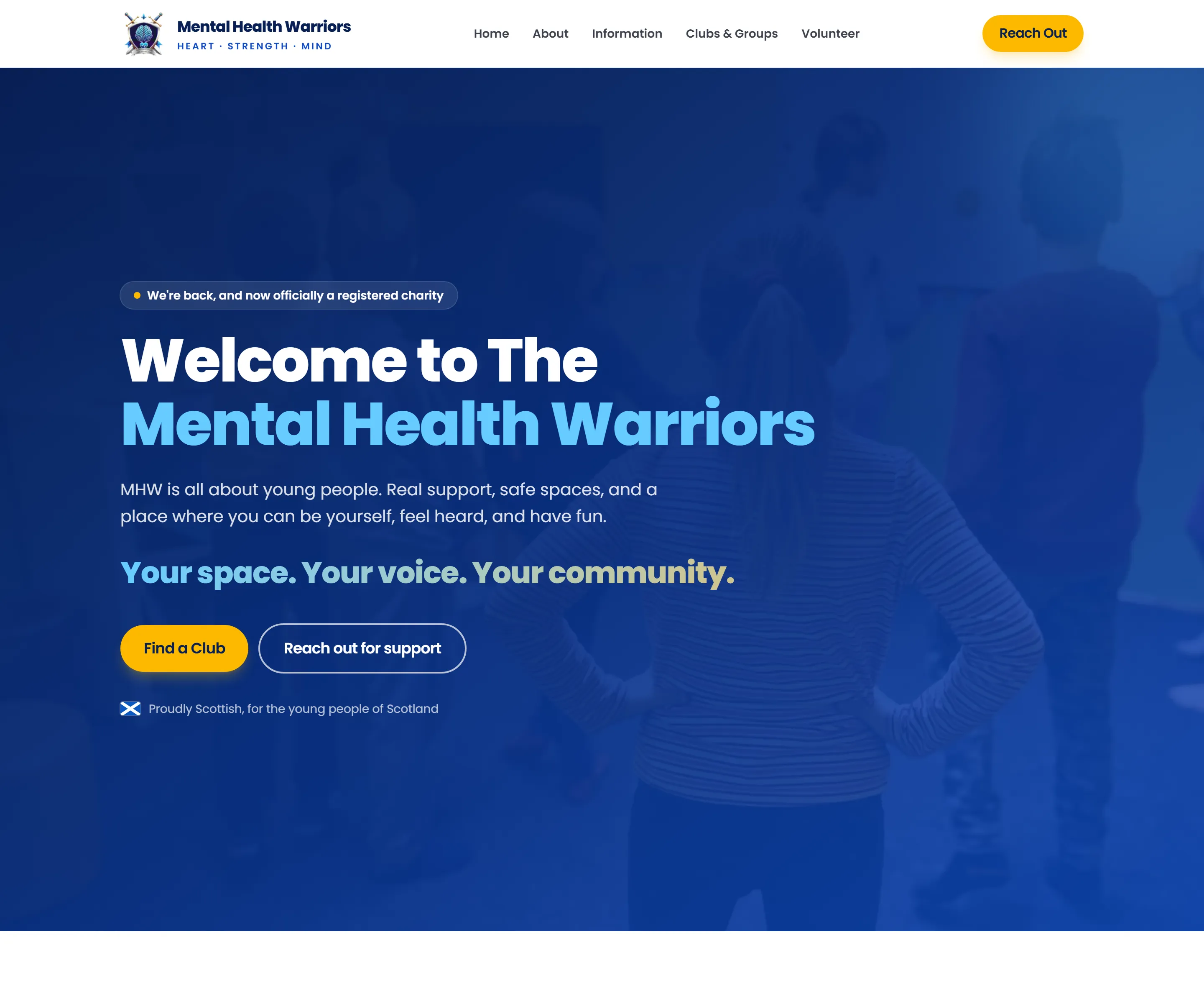 Mental Health Warriors website