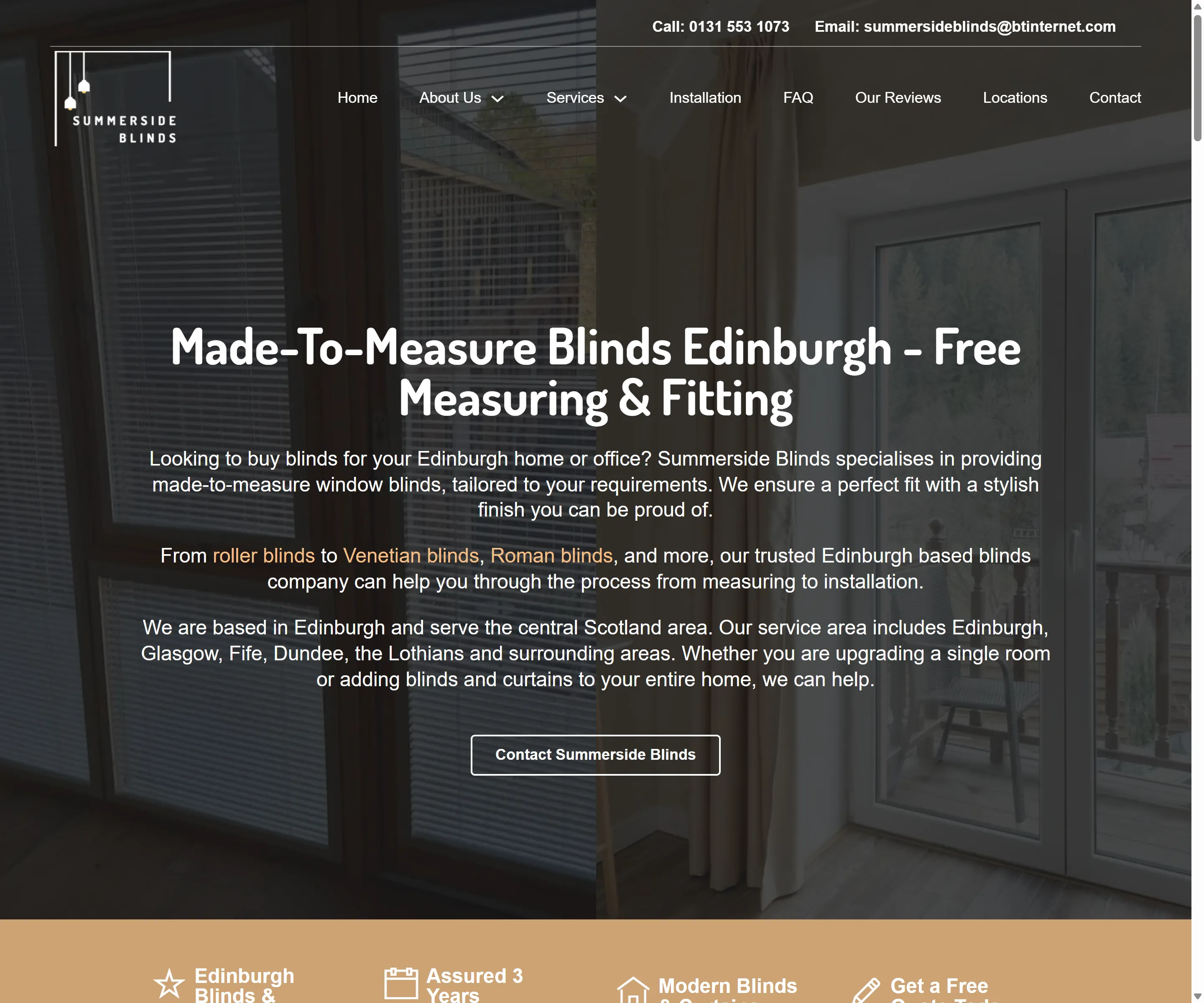 Summerside Blinds website