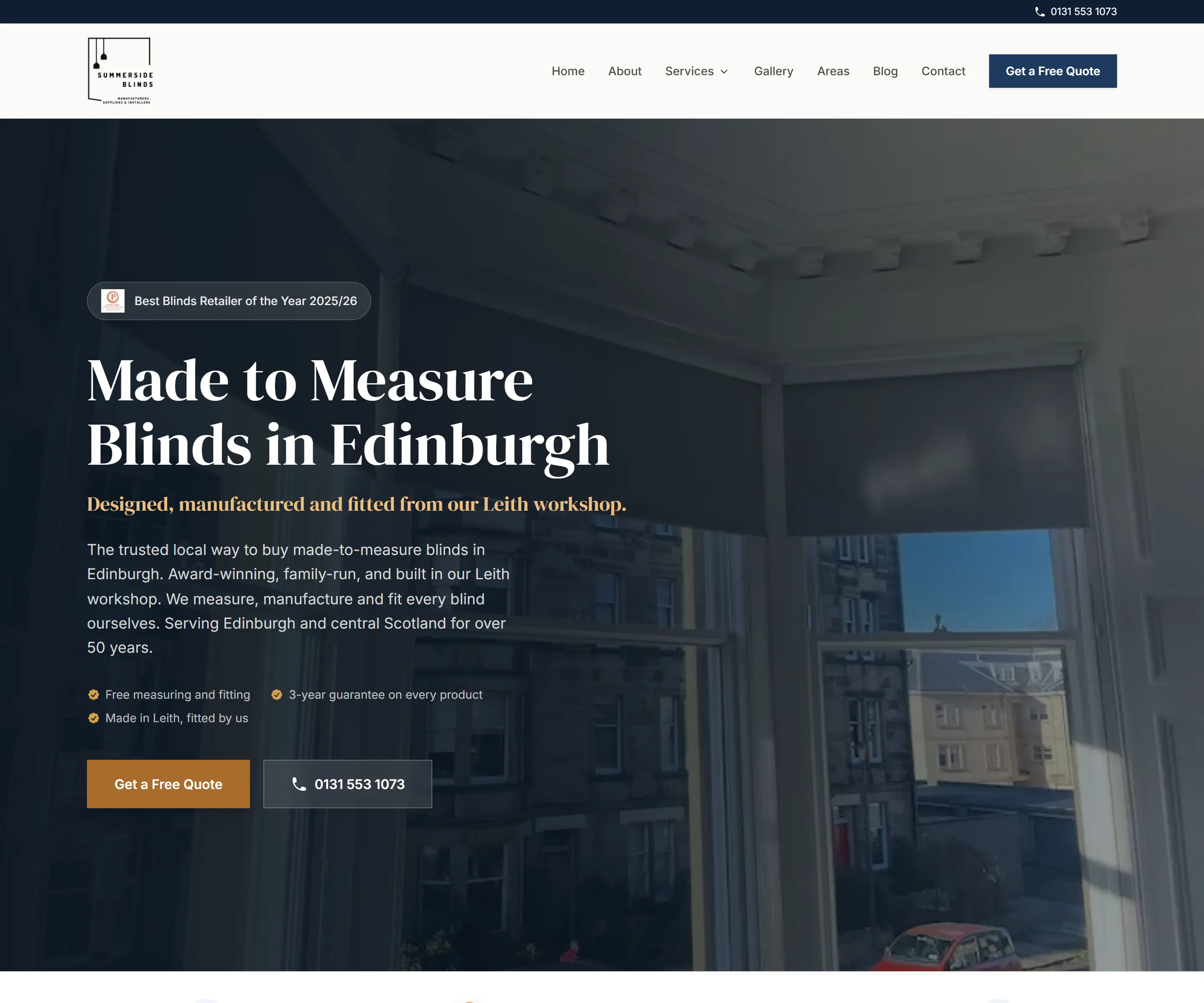 Summerside Blinds website