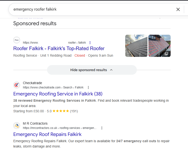 M R Contractors ranking in local search